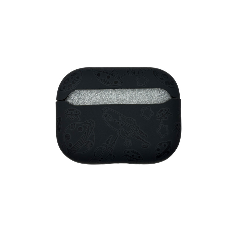 Чохол футляр для навушників AirPods Pro Lovely Austronauts Black