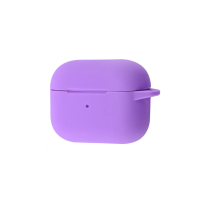 Чохол футляр для навушників AirPods 4 з мікрофіброю Лаванда