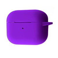 Чохол футляр для навушників AirPods 4 з мікрофіброю Ультрафіолет