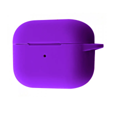 Чехол футляр для наушников AirPods 4 с микрофиброй Ультрафиолет