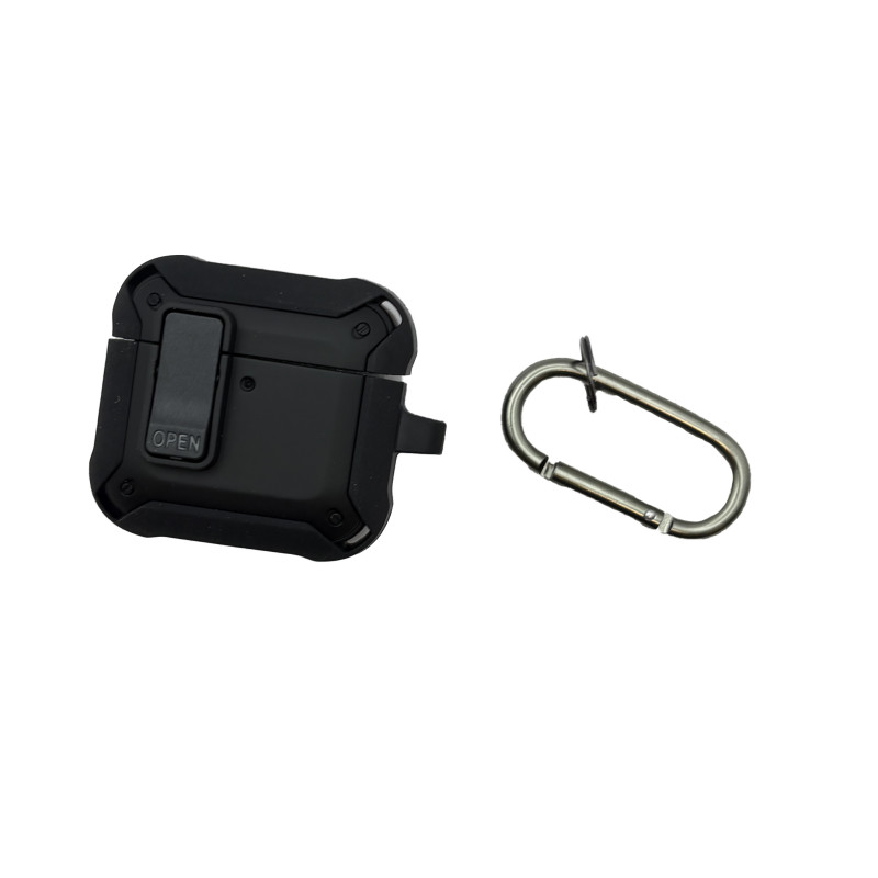 Чохол футляр для навушників AirPods 4 Armor Lock Black