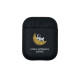 Чохол футляр для навушників AirPods 1/2 Lovely Austronauts Black
