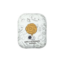 Чехол футляр для наушников AirPods 1/2 Lovely Austronauts White