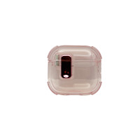Чохол футляр для навушників AirPods 4 Plastic Lock Pink