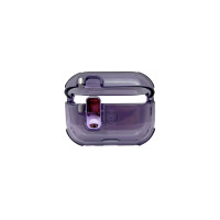 Чохол футляр для навушників AirPods Pro Plastic Lock Purple