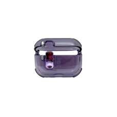 Чехол футляр для наушников AirPods Pro Plastic Lock Purple
