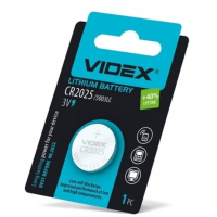 Батарейка VIDEX CR2025 Li-Ion 3V