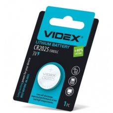 Батарейка VIDEX CR2025 Li-Ion 3V