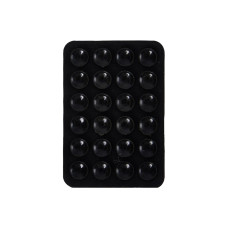 Держатель-присоска для мобильного телефона Sticker Side Silicone Black