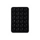 Держатель-присоска для мобильного телефона Sticker Side Silicone Black