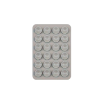 Держатель-присоска для мобильного телефона Sticker Side Silicone Grey