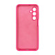 Чехол накладка Silicone Cover Soft Touch ЗК Samsung A16 Фуксия