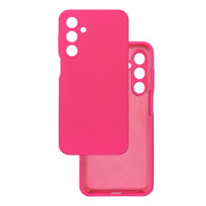Чехол накладка Silicone Cover Soft Touch ЗК Samsung A16 Фуксия