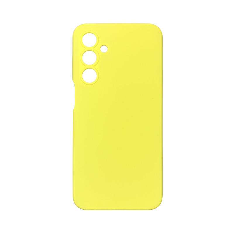 Чохол накладка Silicone Cover Soft Touch ЗК Samsung A16 Жовтий