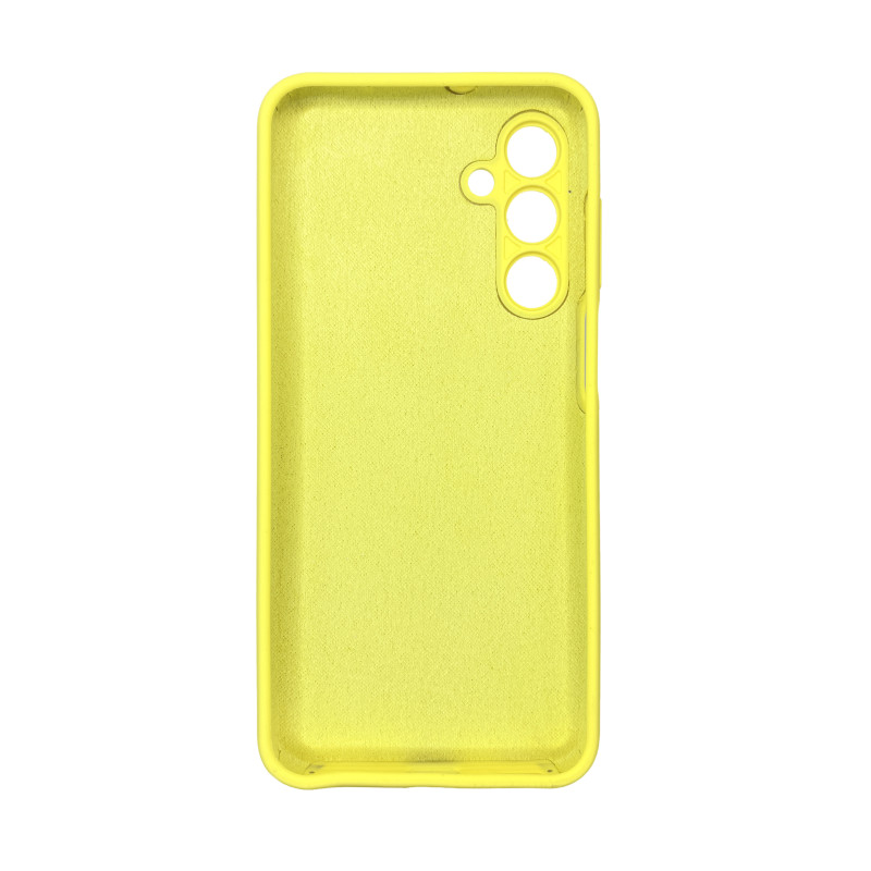 Чохол накладка Silicone Cover Soft Touch ЗК Samsung A16 Жовтий