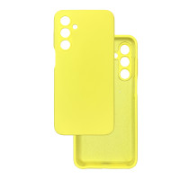 Чехол накладка Silicone Cover Soft Touch ЗК Samsung A16 Желтый