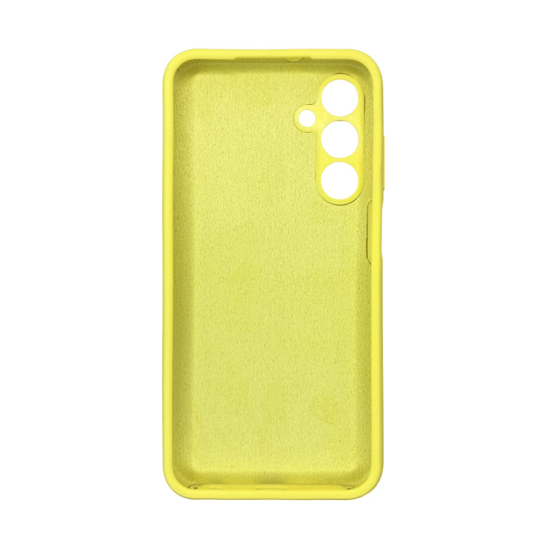 Чохол накладка Silicone Cover Soft Touch ЗК Samsung A25 Жовтий