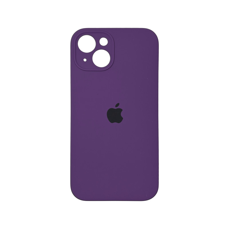 Чехол Silicone Case Camera Protective iPhone 13 Фиолетовый (Grape)