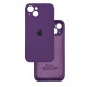 Чехол Silicone Case Camera Protective iPhone 13 Фиолетовый (Grape)