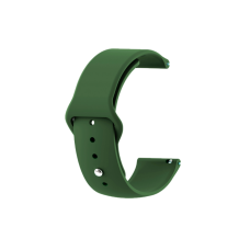 Ремінець Amazfit/Samsung silicone 20mm темно-зелений
