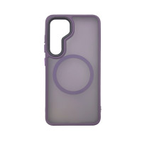 Чохол накладка Matte Insane Case With MagSafe Samsung S24 / S25 Deep Purple
