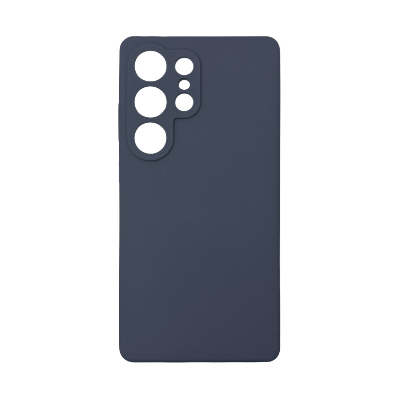 Чохол накладка Silicone Cover Soft Touch ЗК Samsung S25 Ultra Темно-синій