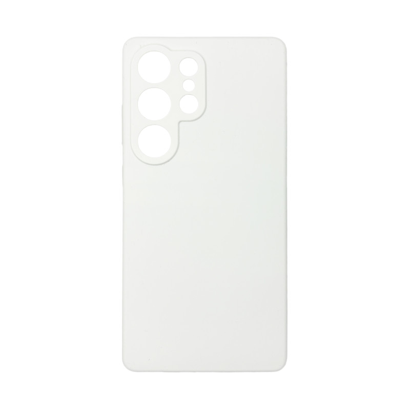 Чехол накладка Silicone Cover Soft Touch ЗК Samsung S25 Ultra Белый