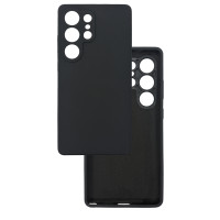 Чехол накладка Silicone Cover Soft Touch ЗК Samsung S25 Ultra Черный
