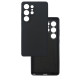 Чехол накладка Silicone Cover Soft Touch ЗК Samsung S25 Ultra Черный