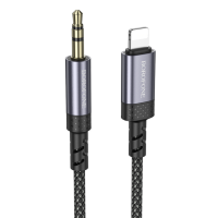 Кабель AUX Borofone BL24 audio 3.5 to Lightning