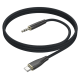 Кабель AUX Borofone BL23 audio Type-C to 3.5mm 1m Black