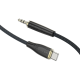 Кабель AUX Borofone BL23 audio Type-C to 3.5mm 1m Black