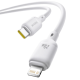 Кабель USB-C to Lightning Baseus Silky Series PD 20W 1m Білий