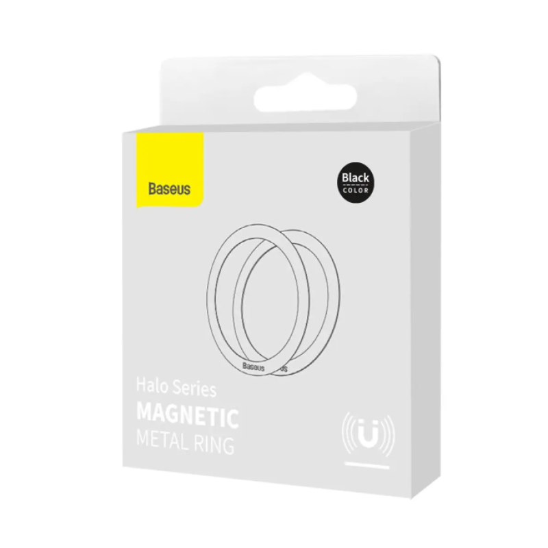 Металеві кільця Baseus magnetic ring 2шт Black