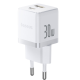 Зарядний пристрій Baseus Palm Fast Charger Type-C-Type-C 30W (Cable 60W) White