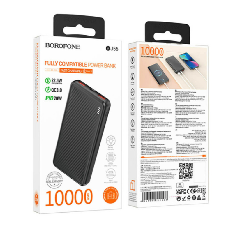 Power Bank Borofone BJ56 Graceful 22.5W+PD20W 10000 mAh