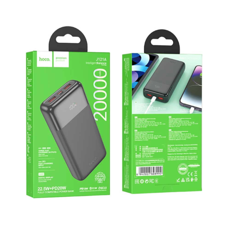 Power Bank Hoco J121A Fast 22.5W+PD20W 20000 mAh