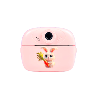 Детская фотокамера Animal с функцией печати и фронтальной камерой Pink