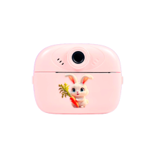 Детская фотокамера Animal с функцией печати и фронтальной камерой Pink