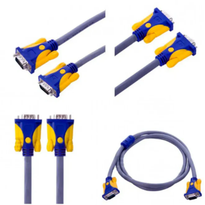 Кабель VGA (M) - VGA (M) 1.5m Черный
