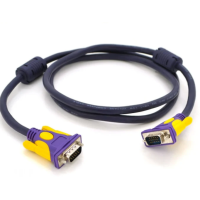 Кабель VGA (M) - VGA (M) 1.5m Чорний