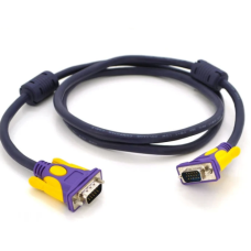 Кабель VGA (M) - VGA (M) 1.5m Черный