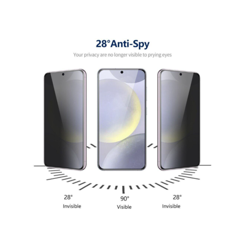 Захисне скло Samsung  S24FE / S25FE Антишпигун Premium