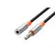 Кабель AUX XO NB-R269A 3.5mm male to 3.5mm female 1m
