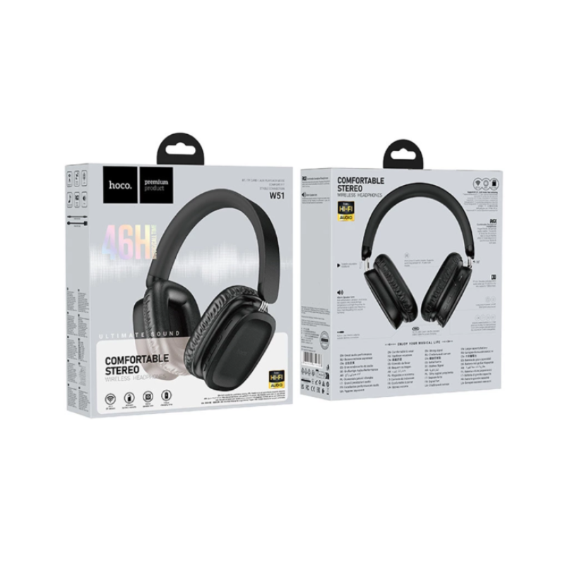 Навушники Hoco W51 bluetooth Black