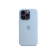 Чохол Silicone Case Original with MagSafe з анімацією iPhone 14 Pro Max Блакитний (Sky Blue)