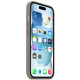 Чохол Silicone Case Original with MagSafe з анімацією iPhone 15 Сірий (Clay)