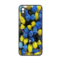 Чохол накладка Prisma Xiaomi Redmi 9A тюльпани