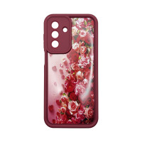 Чохол накладка Shock Sides Resistant With Image Samsung A26 / A17 Бордові троянди