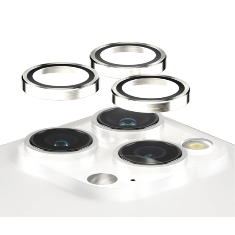 Захисне скло для камери Metal Classic iPhone 13 Pro / 13 Pro Max Camera glass Silver